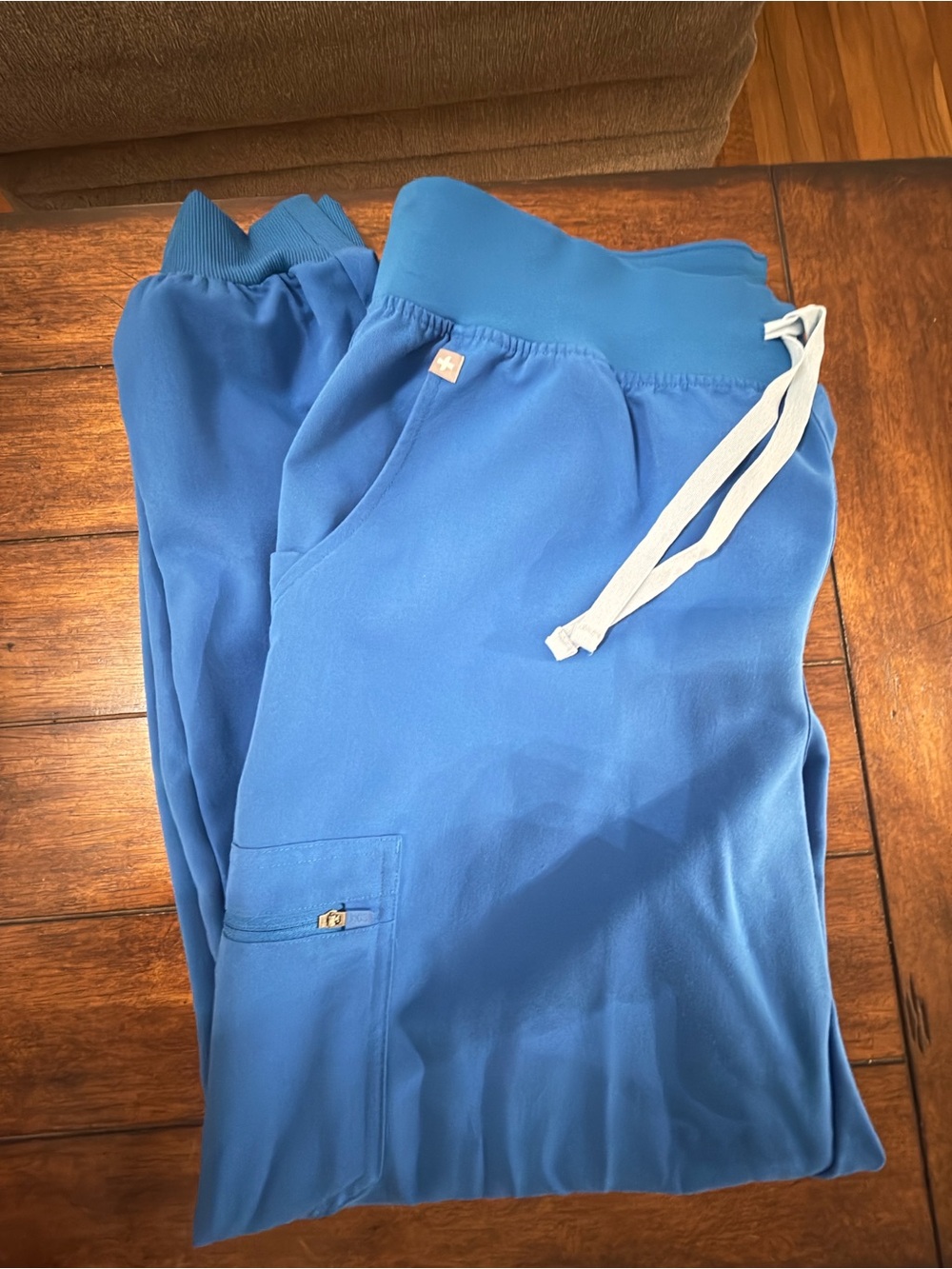 Figs Royal Blue Drawstring Joggers